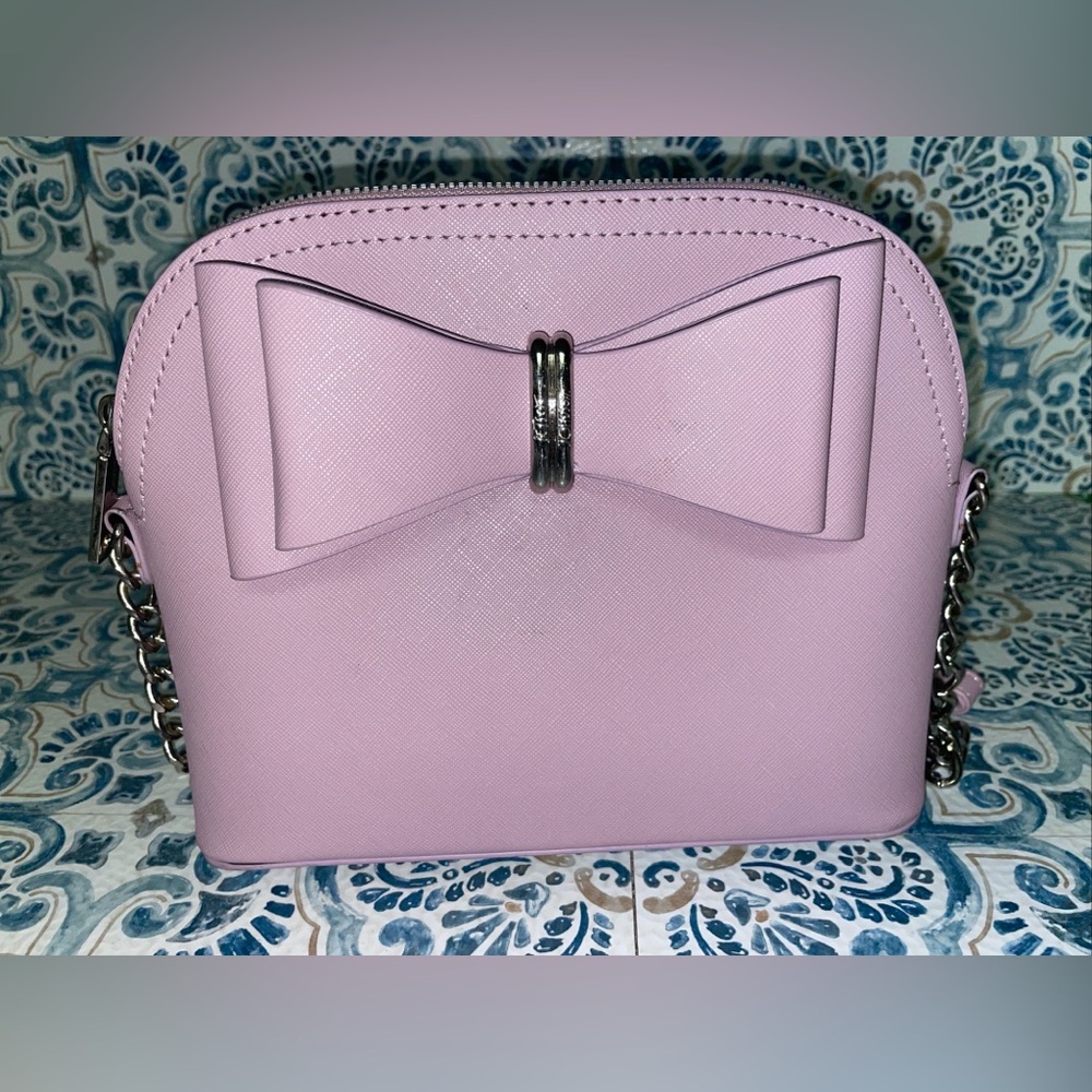 Purple Bow Betsey Johnson Crossbody